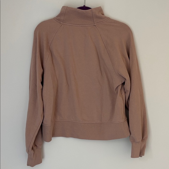 GAP Blush Pink Quarter Zip Sweatshirt - Picture 5 of 5
